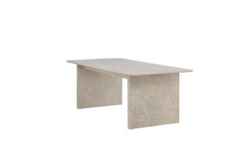 Vail Stort Rektangulärt Matbord 200 cm med Trä- och Ekutseende - Beige - Möbler - Matplats - Matbord & köksbord