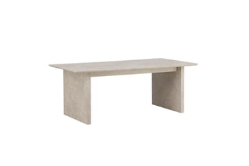 Vail Stort Rektangulärt Matbord 200 cm med Trä- och Ekutseende - Beige - Möbler - Matplats - Matbord & köksbord