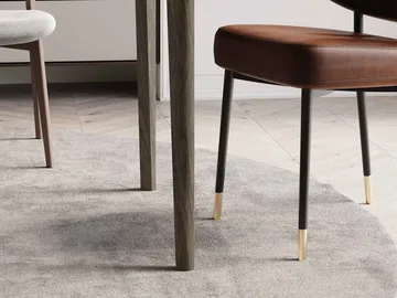 Valden Litet Utdragbart Runt Matbord 90–210 cm i Trä med Ekutseende - Brun - Möbler - Matplats - Matbord & köksbord
