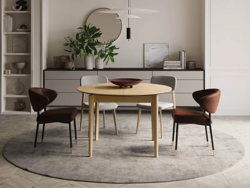 Valden Matbord 120x77 cm - Ljus ek - Möbler - Matplats - Matbord & köksbord