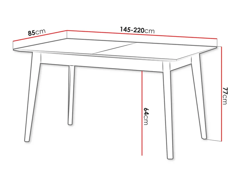 Valden Matbord 85x77 cm - Ljus ek - Möbler - Matplats - Matbord & köksbord