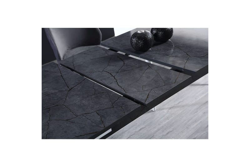 Valric Matbord 132 cm Rektangulär - Antracit/Vit - Möbler - Matplats - Matbord & köksbord