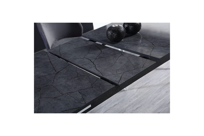 Valric Matbord 132 cm Rektangulär - Antracit/Vit - Möbler - Matplats - Matbord & köksbord