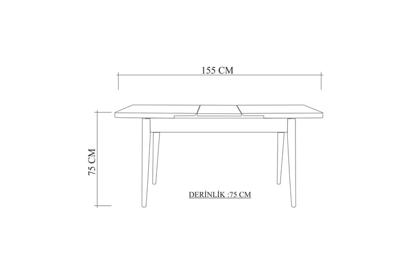 Valsot Matbord 110 cm - Ek - Möbler - Matplats - Matbord & köksbord