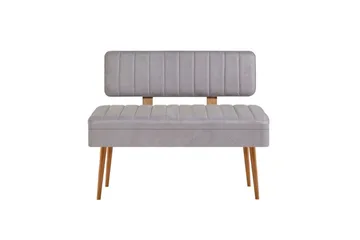 Valsot Matgrupp 129 cm Rektangulär - Natur/Grå - Möbler - Matplats - Matgrupp & matbord med stolar