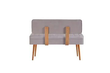 Valsot Matgrupp 129 cm Rektangulär - Natur/Grå - Möbler - Matplats - Matgrupp & matbord med stolar