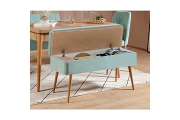 Valsot Matgrupp 129 cm Rektangulär - Natur/Grön - Möbler - Matplats - Matgrupp & matbord med stolar