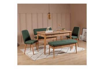 Valsot Matgrupp 130 cm Rektangulär - Natur - Möbler - Matplats - Matgrupp & matbord med stolar