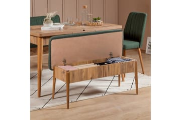 Valsot Matgrupp 130 cm Rektangulär - Natur - Möbler - Matplats - Matgrupp & matbord med stolar