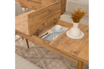 Valsot Matgrupp Rektangulär - Beige - Möbler - Matplats - Matgrupp & matbord med stolar