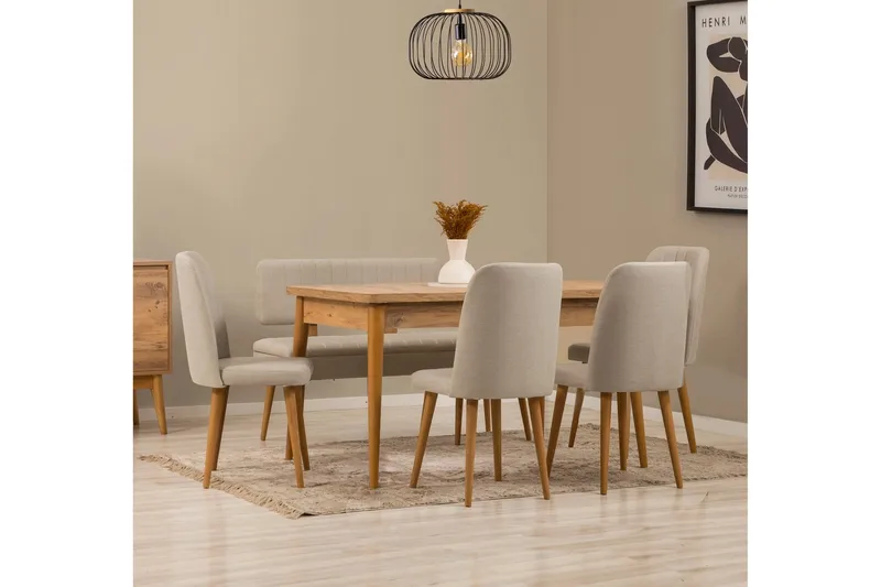 Valsot Matgrupp Rektangulär, Beige