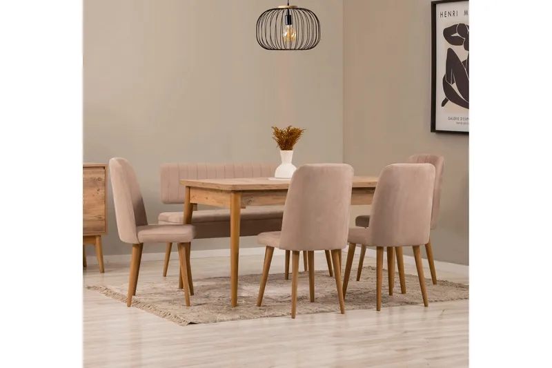 Valsot Matgrupp Rektangulär, Beige