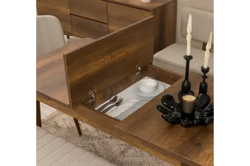 Valsot Matgrupp Rektangulär - Beige - Möbler - Matplats - Matgrupp & matbord med stolar