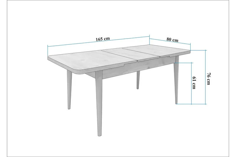 Valsot Matgrupp Rektangulär - Beige - Möbler - Matplats - Matgrupp & matbord med stolar