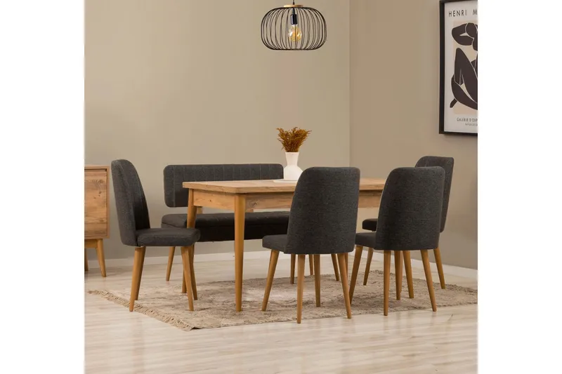 Valsot Matgrupp Rektangulär, Mörkgrå