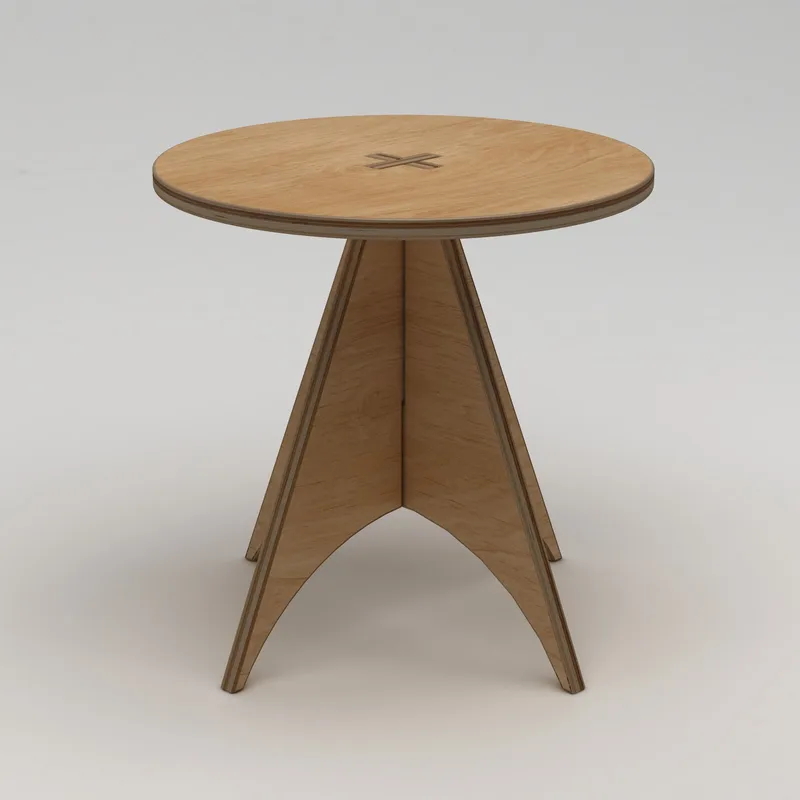 Velora Matbord 75 cm - Naturligt trä - Möbler - Matplats - Matbord & köksbord