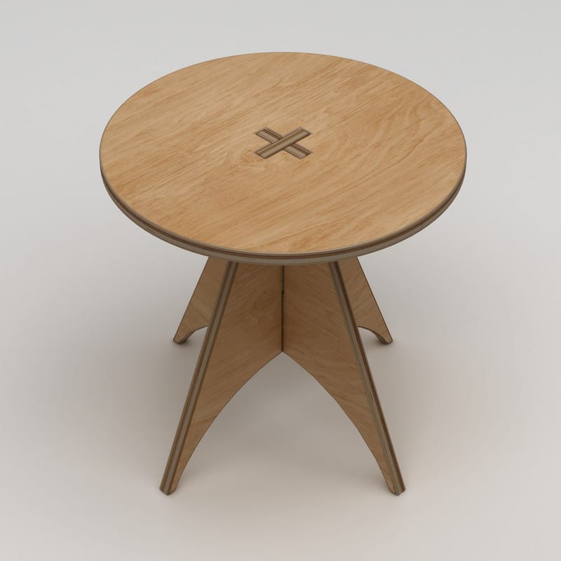 Velora Matbord 75 cm - Naturligt trä - Möbler - Matplats - Matbord & köksbord