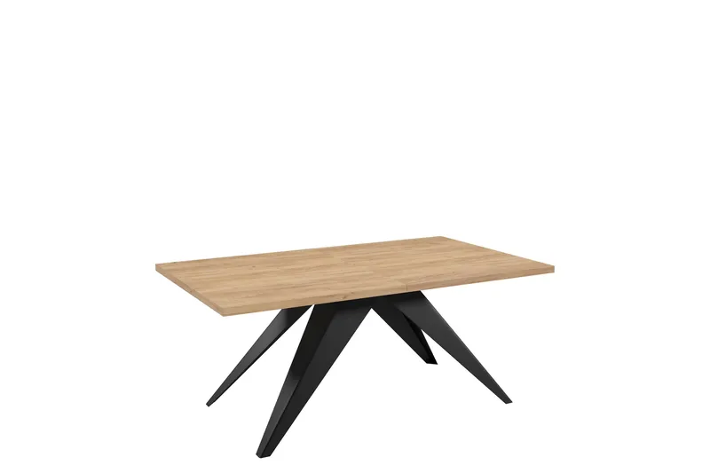 Vento Matbord 240 cm, Svart/Beige