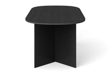 Vera Matbord Oval 220x100 cm Fanér - Svart - Möbler - Matplats - Matbord & köksbord
