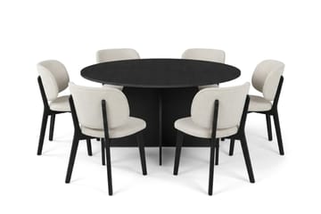 150 cm - Svartlaserad ek