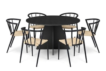 130 cm - Svartlaserad ek
