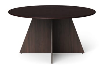 Vera Runt Matbord 150 cm med Trä- och Rökt Ek-utseende - Rökt ek - Möbler - Matplats - Matbord & köksbord