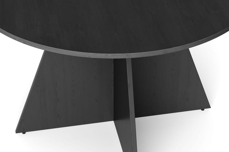 Vera Runt Matbord ø110 cm Fanér - Svartlaserad ek - Möbler - Matplats - Matbord & köksbord