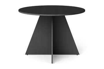 Vera Runt Matbord ø110 cm Fanér - Svartlaserad ek - Möbler - Matplats - Matbord & köksbord