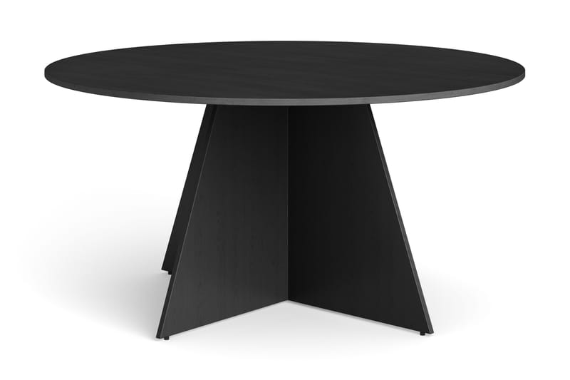 Vera Runt Matbord ø150 cm Fanér, Svartlaserad ek