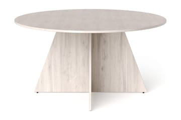 Vera Runt Matbord ø150 cm Fanér - Vitlaserad ek - Möbler - Matplats - Matbord & köksbord