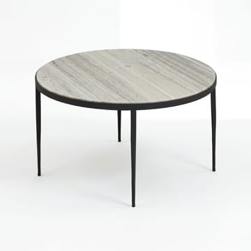 Verlen Runt soffbord 70 cm i metall med marmorskiva - vitgrå marmor svart - Möbler - Matplats - Matbord & köksbord