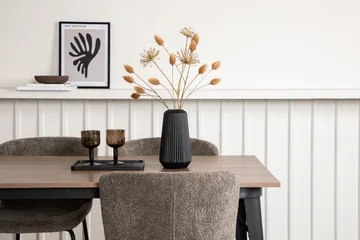 VESTERBY Matgrupp  140 cm Rektangulär Beige med 4 KARAM Stolar - Möbler - Matplats - Matgrupp & matbord med stolar