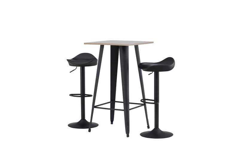 VESTERBY Matgrupp  60 cm Rektangulär Svart med 2 VENESTO Stolar - Möbler - Matplats - Matgrupp & matbord med stolar