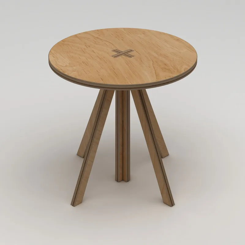 Vimora Matbord 75 cm - Naturligt trä - Möbler - Matplats - Matbord & köksbord