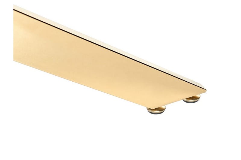 Vincenzo Matbord 120 cm Rund - Transparent/Guld - Möbler - Matplats - Matbord & köksbord