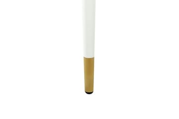 Wellon Litet Runt Matbord 80 cm med Marmor- och Metallutseende - Vit|Guld - Möbler - Matplats - Matbord & köksbord