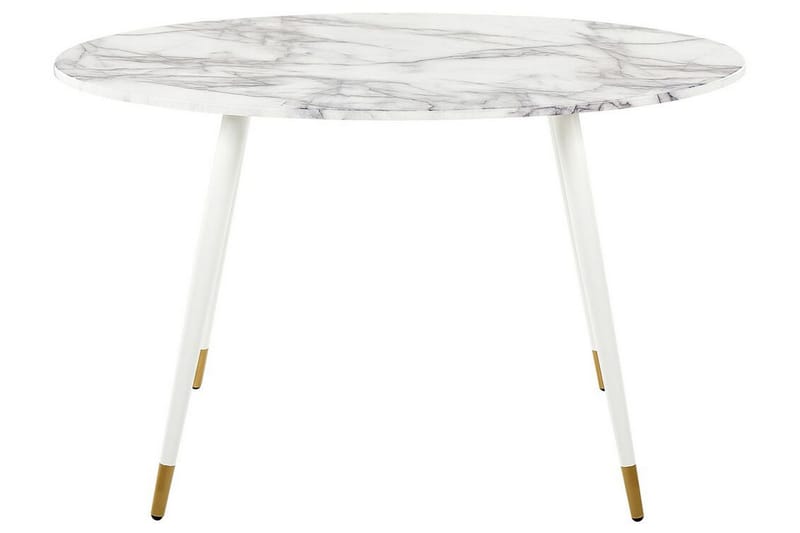 Wellon Matbord 70x120 cm - Vit/Guld - Möbler - Matplats - Matbord & köksbord