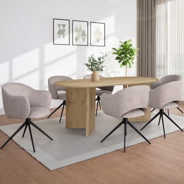 Wigan Matbord Oval 200x100 cm - Ek - Möbler - Matplats - Matbord & köksbord