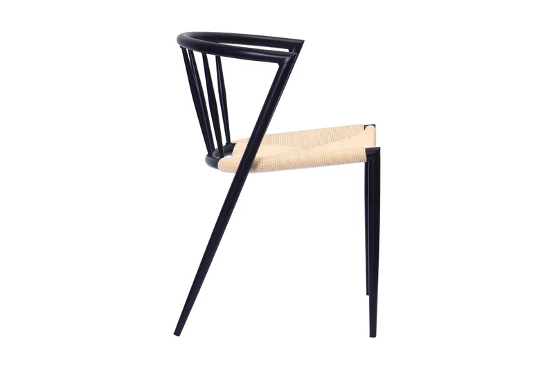 Winston Matstol - Beige / Metallben Svart - Möbler - Matplats - Matstol & köksstol