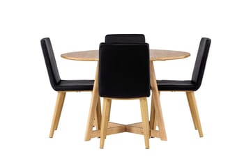 Yakidon Matbord 120 cm med 4 Today Matstol - Möbler - Matplats - Matgrupp & matbord med stolar
