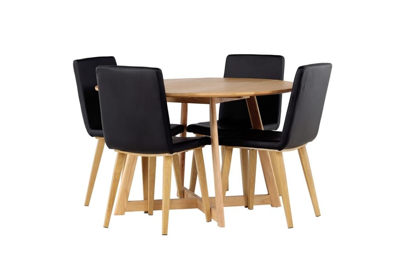 Yakidon Matbord 120 cm med 4 Today Matstol - Möbler - Matplats - Matgrupp & matbord med stolar