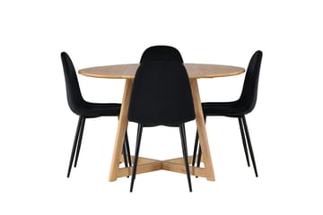 Yakidon Matbord 120 cm med 4 Polar Köksstol - Möbler - Matplats - Matgrupp & matbord med stolar