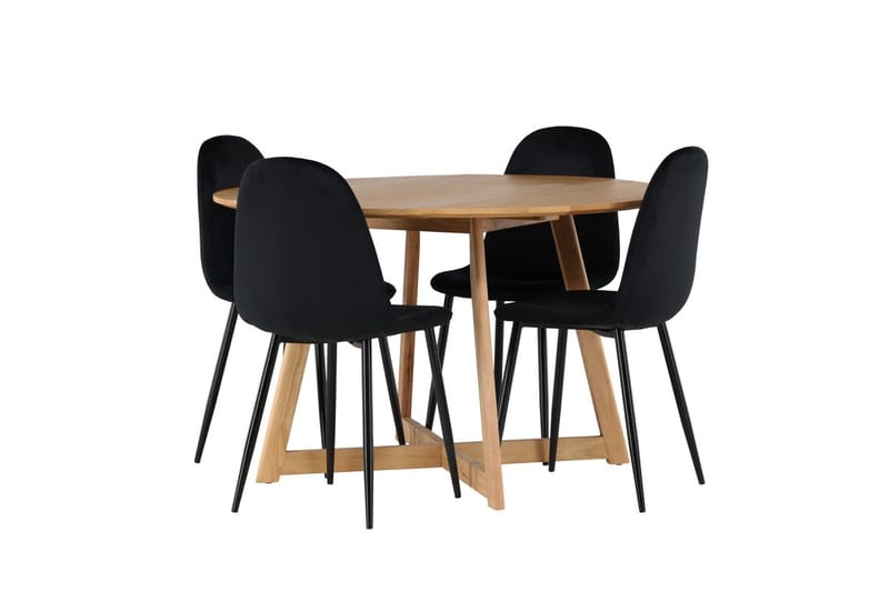 Yakidon Matbord 120 cm med 4 Polar Köksstol - Möbler - Matplats - Matgrupp & matbord med stolar