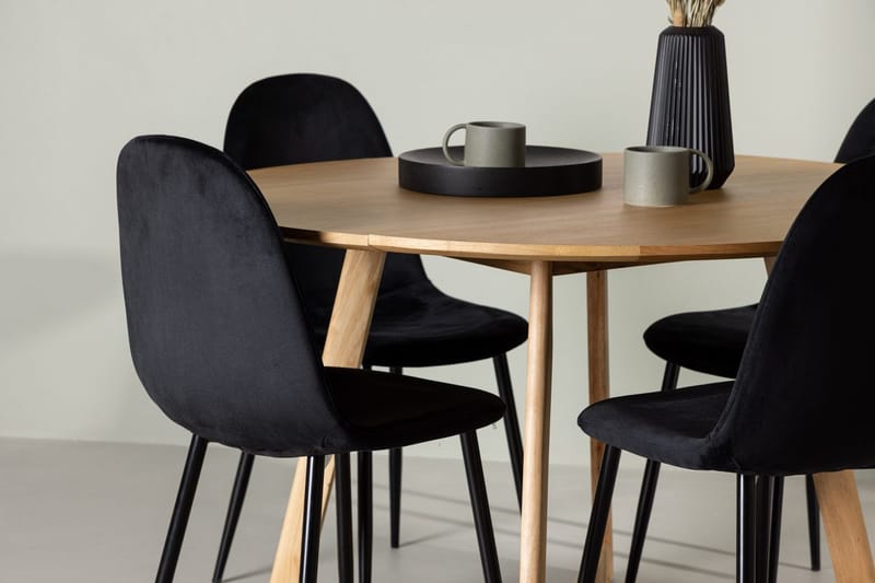 Yakidon Matbord 120 cm med 4 Polar Köksstol - Möbler - Matplats - Matgrupp & matbord med stolar