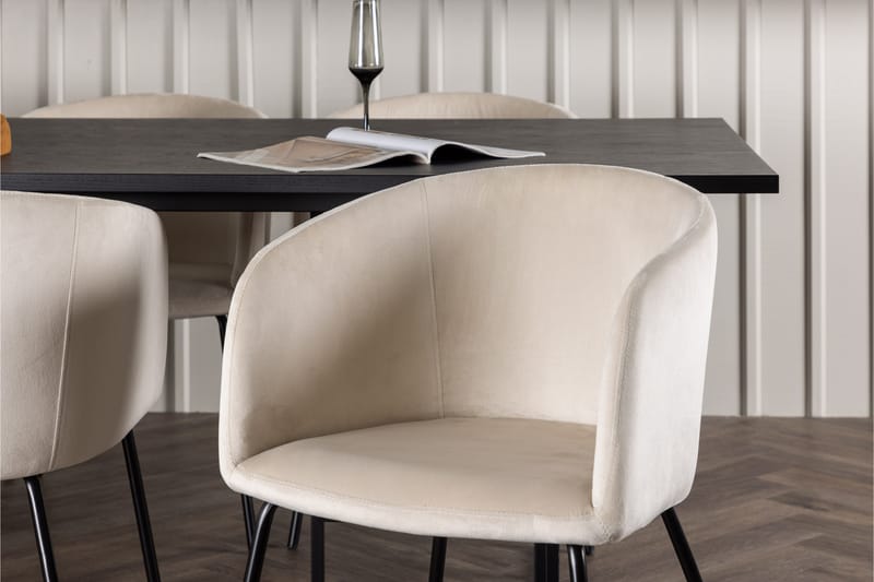 Ystad Matgrupp  220 cm Rektangulär med 6 Berit stolar - Möbler - Matplats - Matgrupp & matbord med stolar