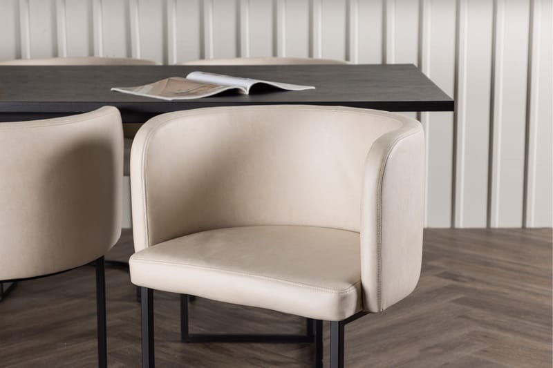 Ystad Matgrupp  220 cm Rektangulär med 6 Simrishamn stolar - Möbler - Matplats - Matgrupp & matbord med stolar