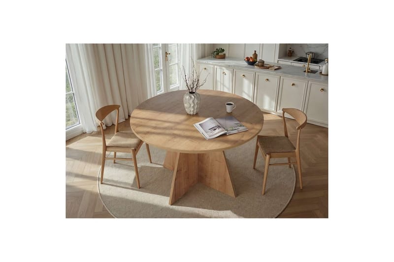 Zalen Matbord 120 cm - Brun - Möbler - Matplats - Matbord & köksbord