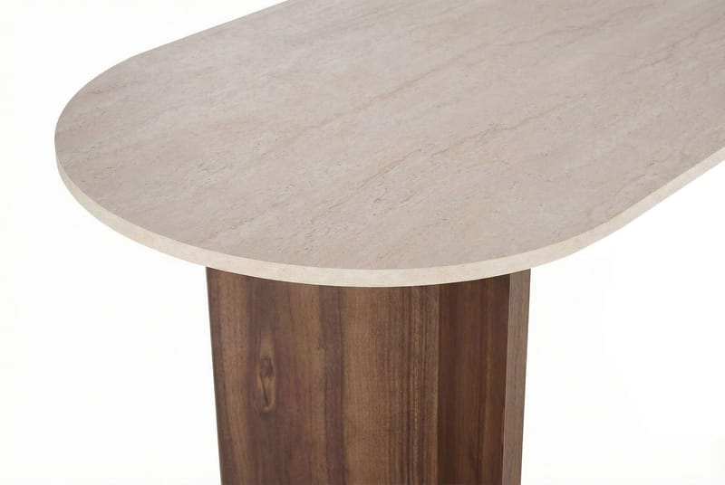 Zalen Matbord 120x75x120 cm - Travertine Walnut - Möbler - Matplats - Matbord & köksbord