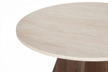 Zalen Matbord 120x75x120 cm - Travertine Walnut - Möbler - Matplats - Matbord & köksbord