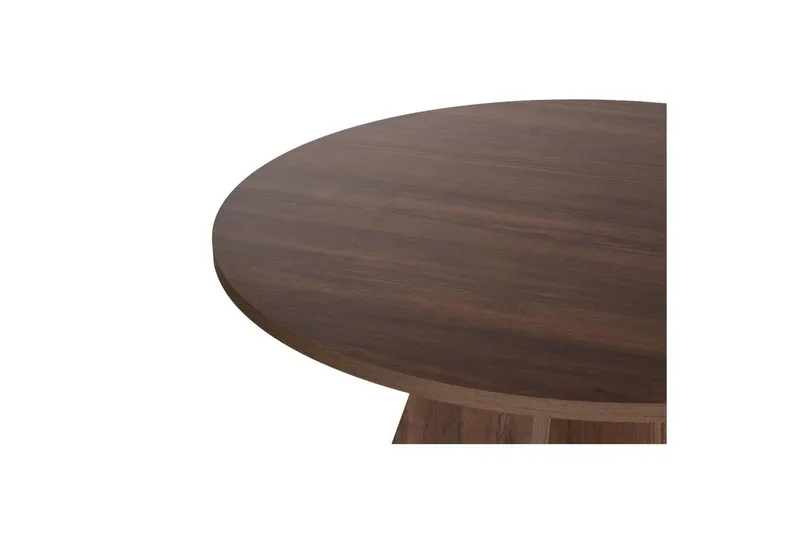 Zalen Runt Matbord 120 cm med Trä- och Valnötsutseende - Brun - Möbler - Matplats - Matbord & köksbord